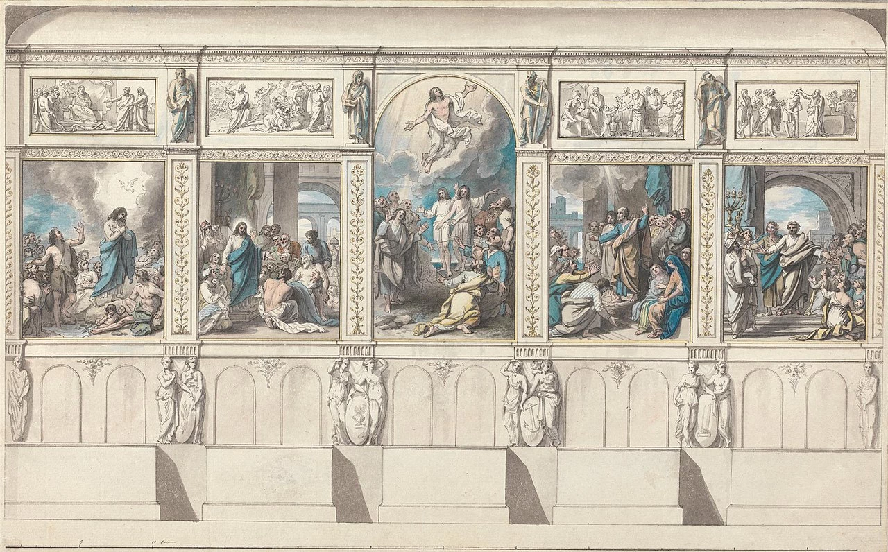 Progetto per un muro della Cappella della Religione Rivelata - Yale Center for British Art, New Haven